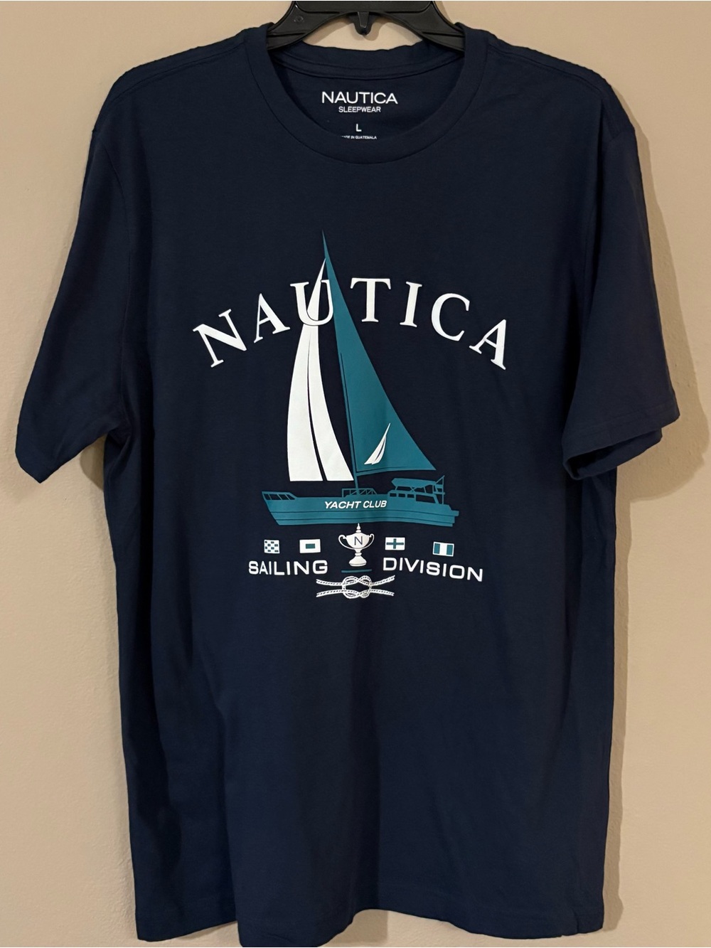 Nautica Yacht Club Graphic Tee - Navy Blue Sleepwear / Casual Vibe